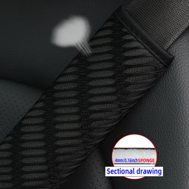 A summer long hole mesh cloth breathable comfortable car shoulder sleeve seat belt decorative car interior supplies are availabl