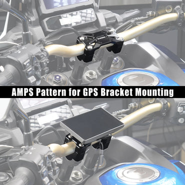 1" Rise Motorcycle GPS Brackets AMPS Mount Handlebar Risers Mount Clamp for Honda CRF1100L Africa Twin/Adventure 2020-2024 2025