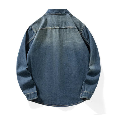 Men's Spring New Loose Fit Shirt Japanese Style Cool Retro Top Casual Fashion Vintage Upperwear for Men