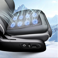 12V 16-Fan / 8-Fan Cooling Car Seat Cover–Ventilated Cushion for Cars, SUVs & Trucks, Universal Fit