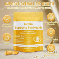 Lutein Gummies Eye Vitamin and Mineral Supplement with 20mg Lutein 4mg Zeaxanthin Gummy Vitamins for Eye Health Support