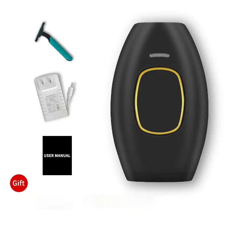 Mini IPL Laser Hair Removal Machine - Portable, Painless, Home Use Tool for Women's Personal Care and Permanent Hair Removal