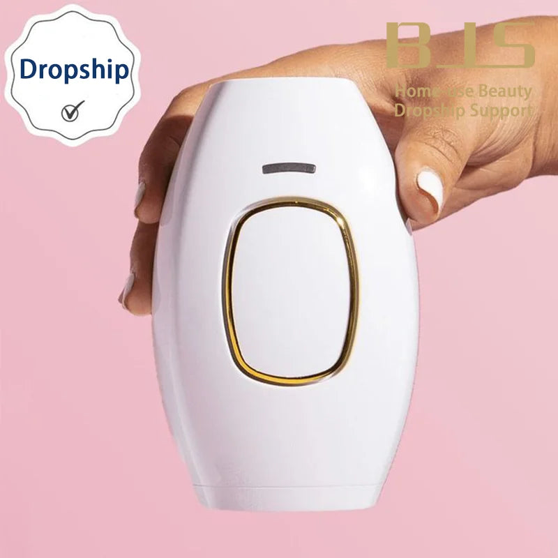 Mini IPL Laser Hair Removal Machine - Portable, Painless, Home Use Tool for Women's Personal Care and Permanent Hair Removal
