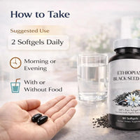 Black Seed Oil Capsule Nutritional Purity Natural Cold Pressed Nigella Sativa Oil Support Immune System and Skin Health 90 Count