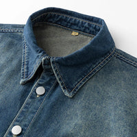 Men's Spring New Loose Fit Shirt Japanese Style Cool Retro Top Casual Fashion Vintage Upperwear for Men