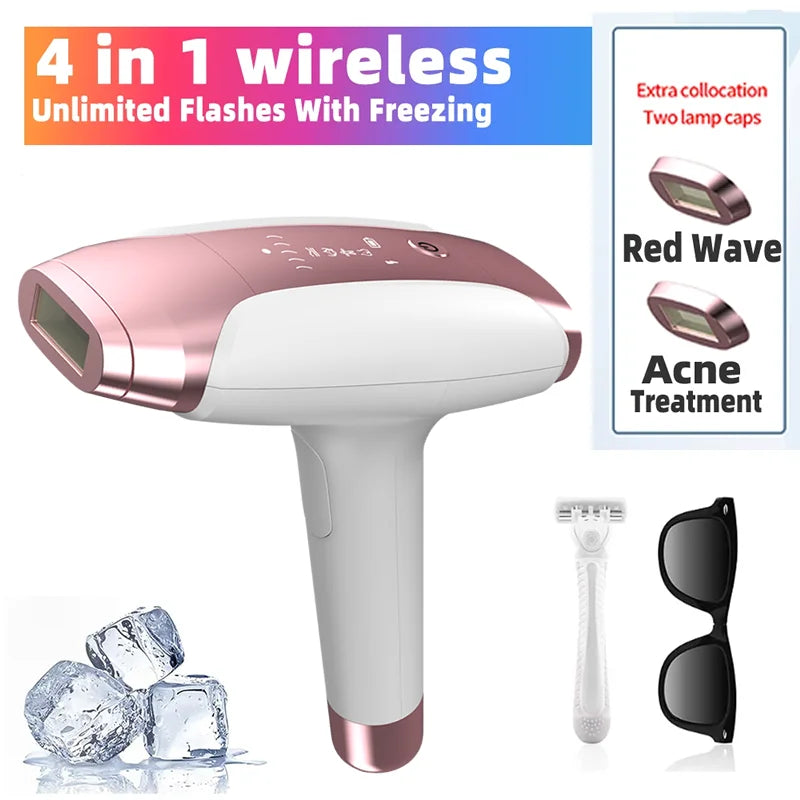 IPL Permanent Laser Hair Removal Choice Beauty Women's Shaver Bikini Care Appliances Facial Massage Photoepilator Laser Epilator