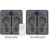 EMS Foot Circulation Massager Electric Feet Massage 8 Modes USB Rechargeable Foot Booster Remote Control for Relax Feet and Legs