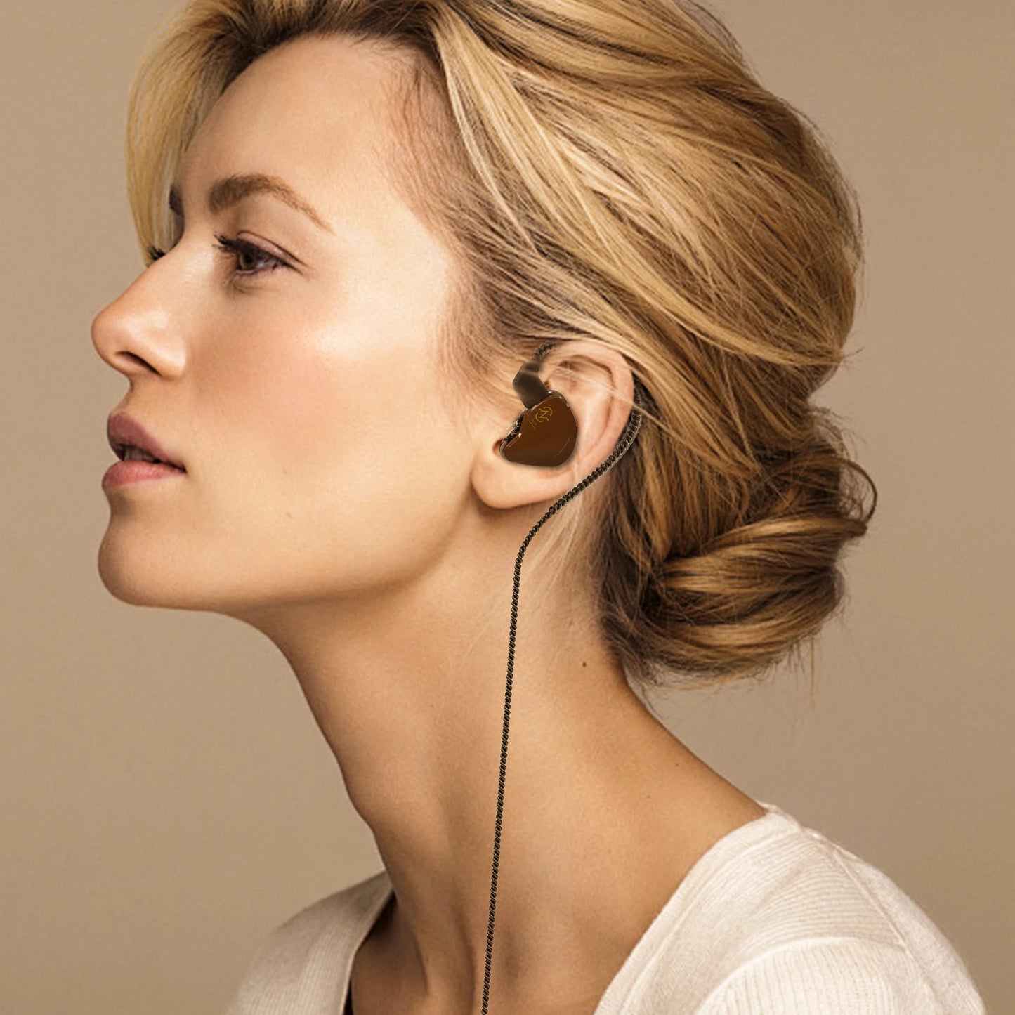 CCZ in ear HiFi bass immersive sound headphones  for drummers musicians singers stage earplugs patented earplug headphones