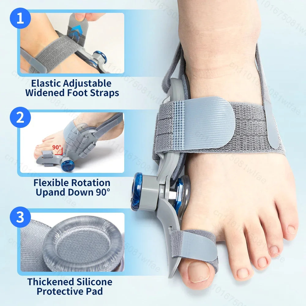 1pcs Bunion Corrector Hallux Valgus Braces Toe Separator Straightener Pain Relief Toe Valgus Corrector Orthopedic Pedicure