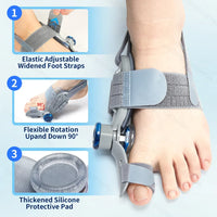 1pcs Bunion Corrector Hallux Valgus Braces Toe Separator Straightener Pain Relief Toe Valgus Corrector Orthopedic Pedicure