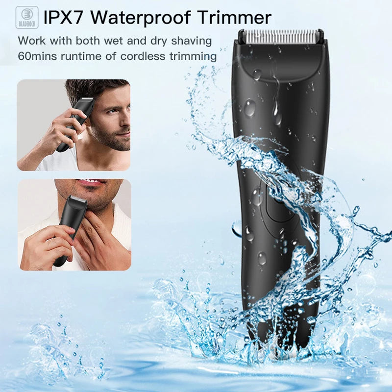Men Timmer for Intimate Areas Ball Hair Shaver Body Groomer Male Epilator Sex Place Sensitive Part Electric Face Cutting Clipper