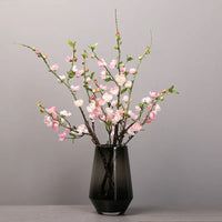 Artificial Cherry Blossom Flower Branches Silk Peach Spring for Wedding Decoration Plum Blossom Wedding Arrangement Accessories