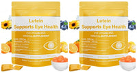 Lutein Gummies Eye Vitamin and Mineral Supplement with 20mg Lutein 4mg Zeaxanthin Gummy Vitamins for Eye Health Support