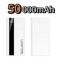 200000mAh High Capacity PowerBank 120W Super Fast Charging Portable External Battery Powerbank For Iphone Huawei Samsung Oppo