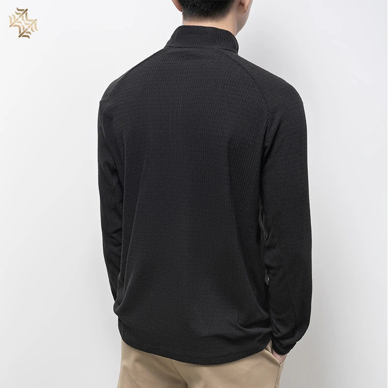 SBWL Autumn high quality men's Running fitness outdoor sportswear fashion business casual breathable long sleeve T-shirt Tops169