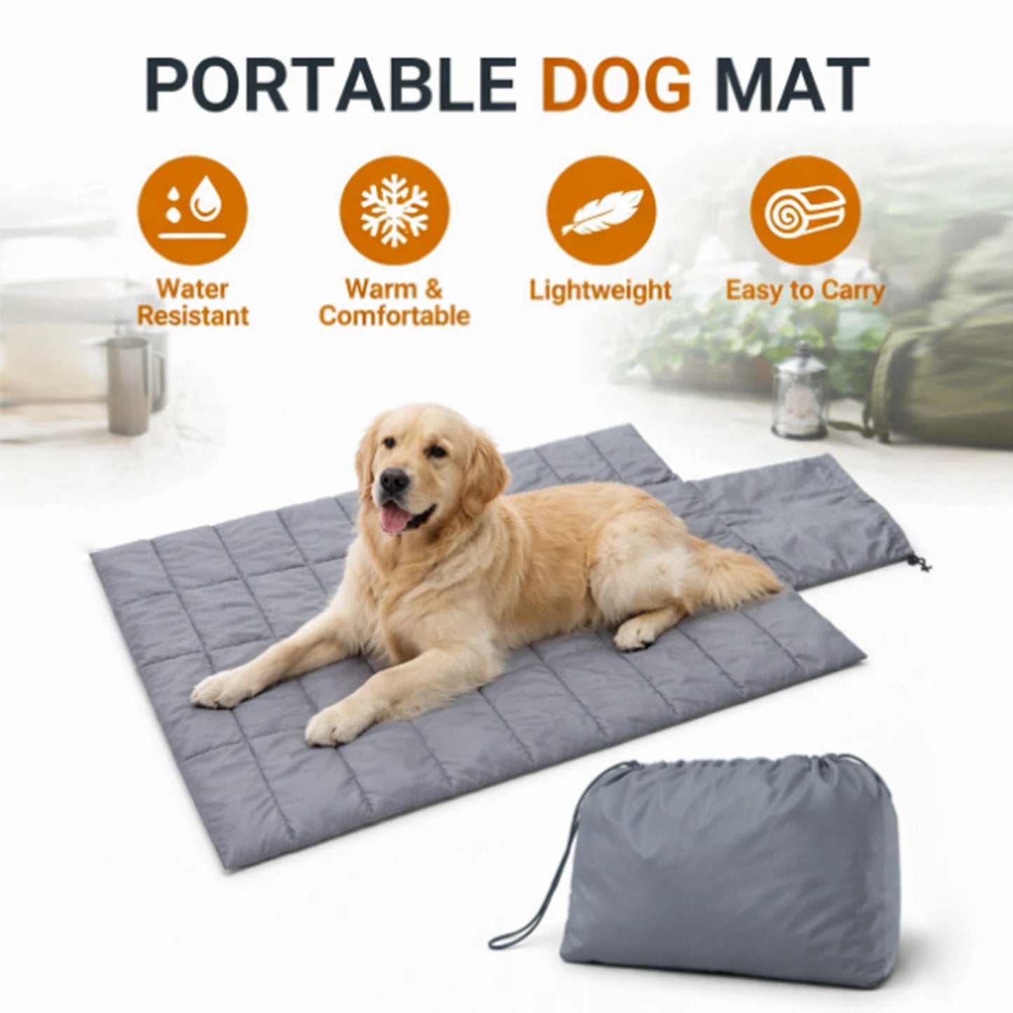New Model Dog Bed Outdoor Travel Portable Dog Urine Pad Machine Washable Winter Keep Warm Pet Urine Pad