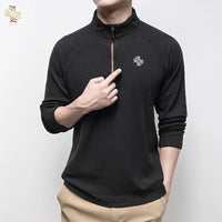 SBWL Autumn high quality men's Running fitness outdoor sportswear fashion business casual breathable long sleeve T-shirt Tops169