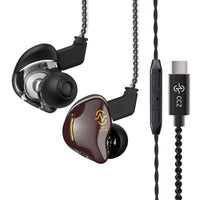 CCZ in ear HiFi bass immersive sound headphones  for drummers musicians singers stage earplugs patented earplug headphones