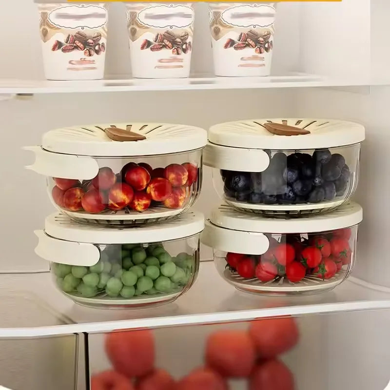 Household Vegetable Dehydrator Creative Manual Water Salad Folding Fruit Drain Basket Dryer Hand Crank Kitchen Household Gadget