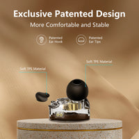 CCZ in ear HiFi bass immersive sound headphones  for drummers musicians singers stage earplugs patented earplug headphones