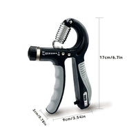 Grip Strength Trainer Adjustable Hand Grip Strengthener 11-132 Lbs (5-60Kg) Gym Rehab Forearm Trainer