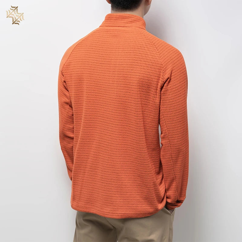 SBWL Autumn high quality men's Running fitness outdoor sportswear fashion business casual breathable long sleeve T-shirt Tops169