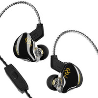 CCZ in ear HiFi bass immersive sound headphones  for drummers musicians singers stage earplugs patented earplug headphones