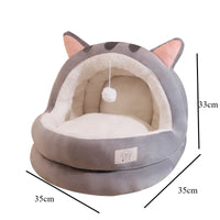 New Cute Mongolian Yurt Pet Nest Home Pet Supplies Semi Closed Panda Nest Fun Cat Playful Autumn and Winter Warm Dog Nest