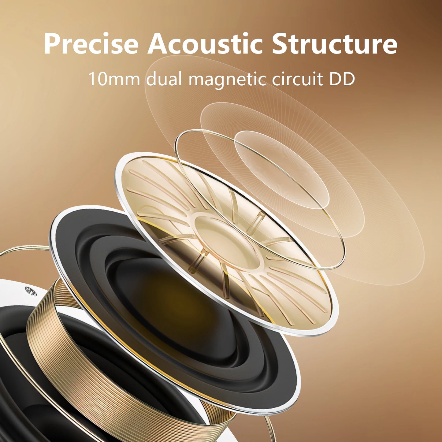 CCZ in ear HiFi bass immersive sound headphones  for drummers musicians singers stage earplugs patented earplug headphones