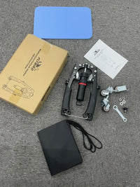 Full Body Power Trainer with Hydraulic Resistance, Push Twist Board with Ab Wheel for Chest, Arms, Shoulders and Core Strength