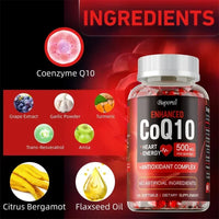CoQ10 Supplement - Antioxidant Protection, Supports Heart Health, Promotes Cellular Energy Production, Enhances Absorption