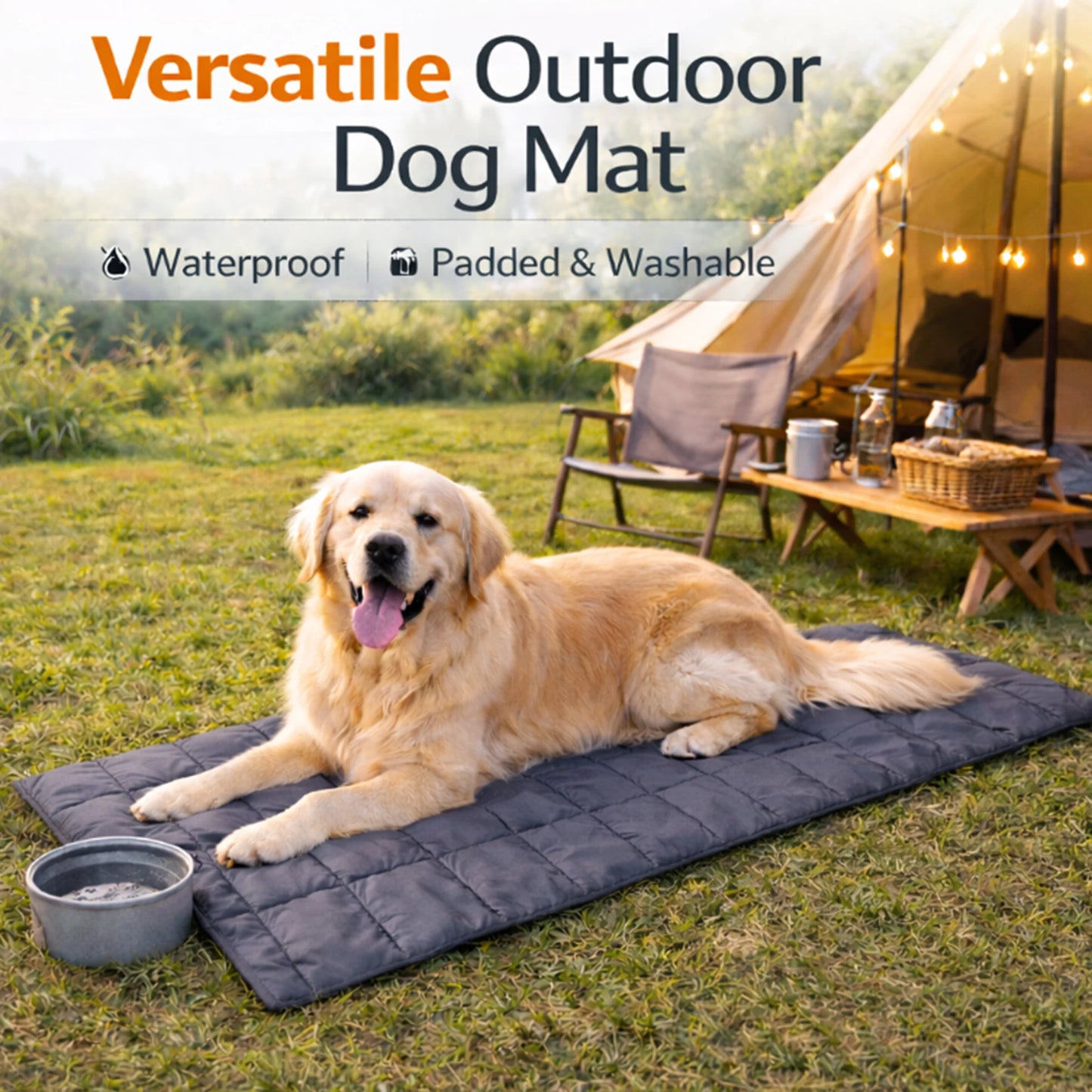 New Model Dog Bed Outdoor Travel Portable Dog Urine Pad Machine Washable Winter Keep Warm Pet Urine Pad