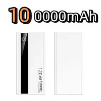 200000mAh High Capacity PowerBank 120W Super Fast Charging Portable External Battery Powerbank For Iphone Huawei Samsung Oppo