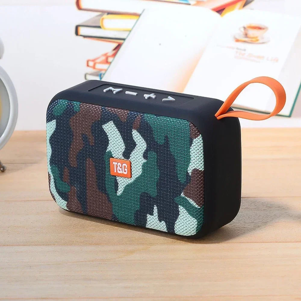T&G TG506 Speakers Portable Mini Bluetooth-compatible Speaker Wireless Soundbar Outdoor HIFI Subwoofer Support TF Card Radio Aux