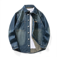 Men's Spring New Loose Fit Shirt Japanese Style Cool Retro Top Casual Fashion Vintage Upperwear for Men