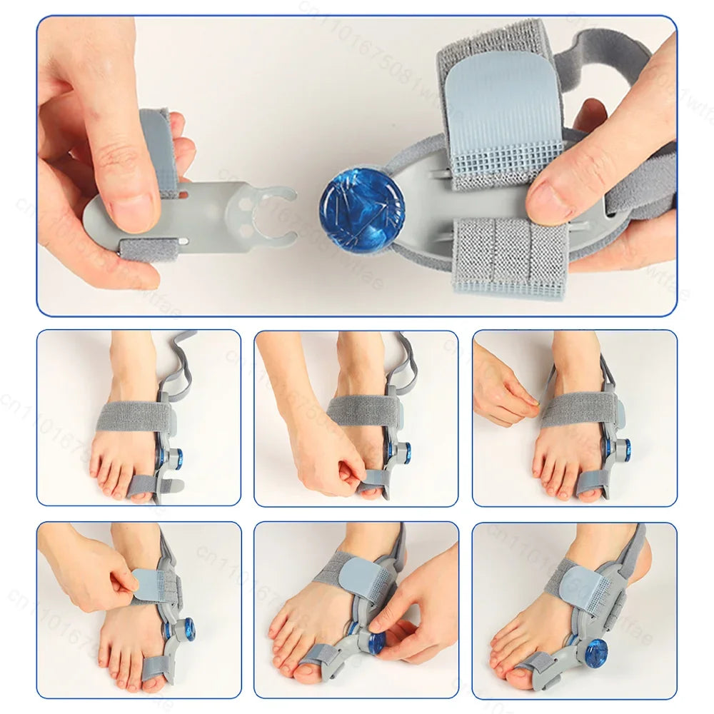 1pcs Bunion Corrector Hallux Valgus Braces Toe Separator Straightener Pain Relief Toe Valgus Corrector Orthopedic Pedicure