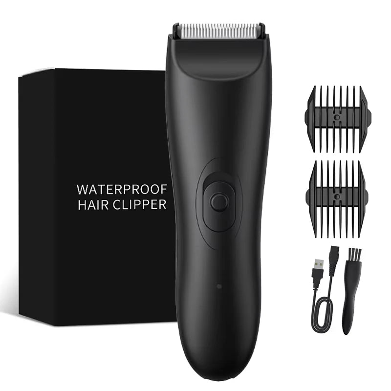 Men Timmer for Intimate Areas Ball Hair Shaver Body Groomer Male Epilator Sex Place Sensitive Part Electric Face Cutting Clipper
