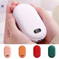 VIVO 10000mAh Hand Warmer Power Bank 2 IN 1 Double-Sided Heating Fast Charging Battery Digital Display Power Bank For Winter
