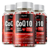CoQ10 Supplement - Antioxidant Protection, Supports Heart Health, Promotes Cellular Energy Production, Enhances Absorption