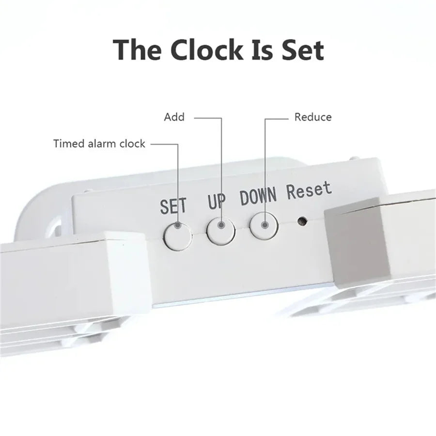 3D LED Digital Clock Wall Decoration Glow Night Mode Decoration for Bedroom Adjustable Electronic Watch Room Decor Aesthetics