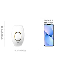 Mini IPL Laser Hair Removal Machine - Portable, Painless, Home Use Tool for Women's Personal Care and Permanent Hair Removal