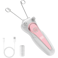 Electric Cotton Thread Epilator with LCD Display Facial Hair Remover Defeather Instant Arm Leg Hair Removal Threading Depilation