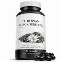 Black Seed Oil Capsule Nutritional Purity Natural Cold Pressed Nigella Sativa Oil Support Immune System and Skin Health 90 Count