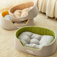Four Seasons Pet Bed Washable Double Sided Pet Cat Beds Dog Large Three-Dimensional Dog Litter Mat, Small Medium Dogs Litters