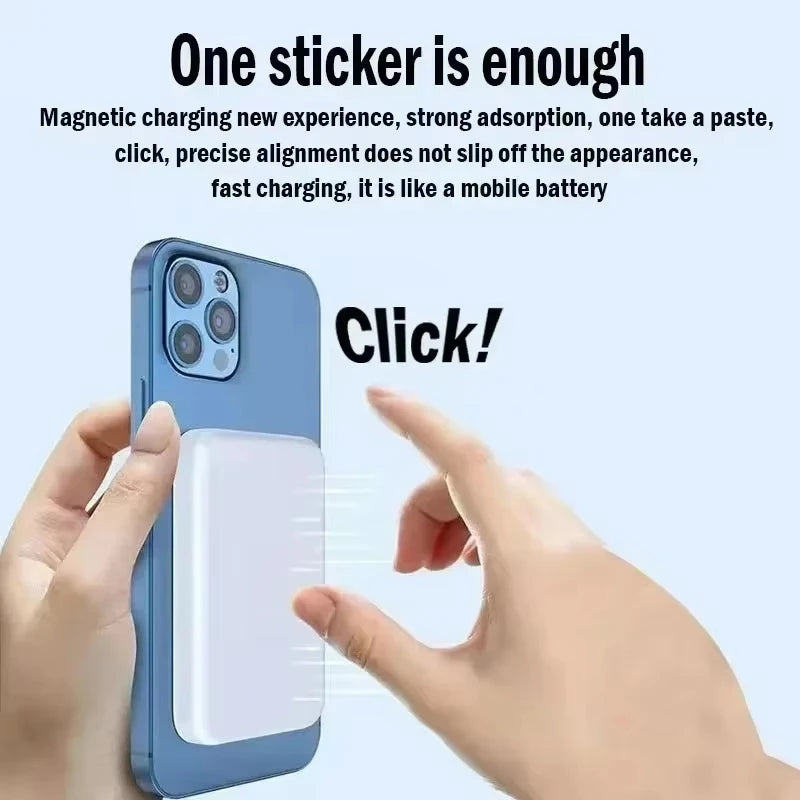  OnePlus 50000mAh Magnetic Wireless Power Bank PD 22.5W Fast Charger Powerbank Portable External Battery For iPhone Samsung