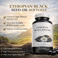 Black Seed Oil Capsule Nutritional Purity Natural Cold Pressed Nigella Sativa Oil Support Immune System and Skin Health 90 Count