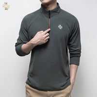 SBWL Autumn high quality men's Running fitness outdoor sportswear fashion business casual breathable long sleeve T-shirt Tops169