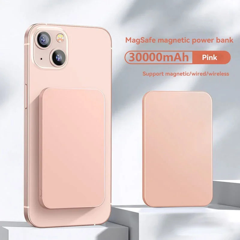 OnePlus 50000mAh Magnetic Wireless Power Bank PD 22.5W Fast Charger Powerbank Portable External Battery For iPhone Samsung