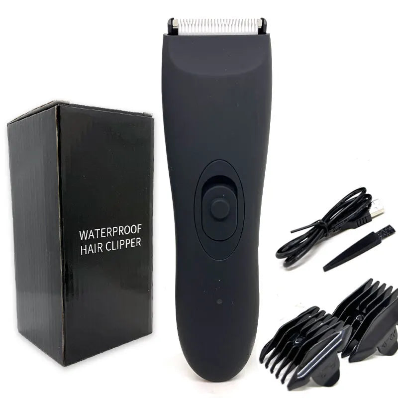 Men Timmer for Intimate Areas Ball Hair Shaver Body Groomer Male Epilator Sex Place Sensitive Part Electric Face Cutting Clipper