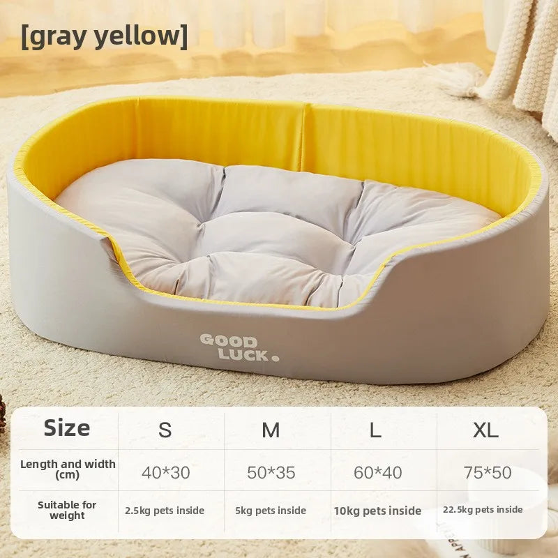 Four Seasons Pet Bed Washable Double Sided Pet Cat Beds Dog Large Three-Dimensional Dog Litter Mat, Small Medium Dogs Litters